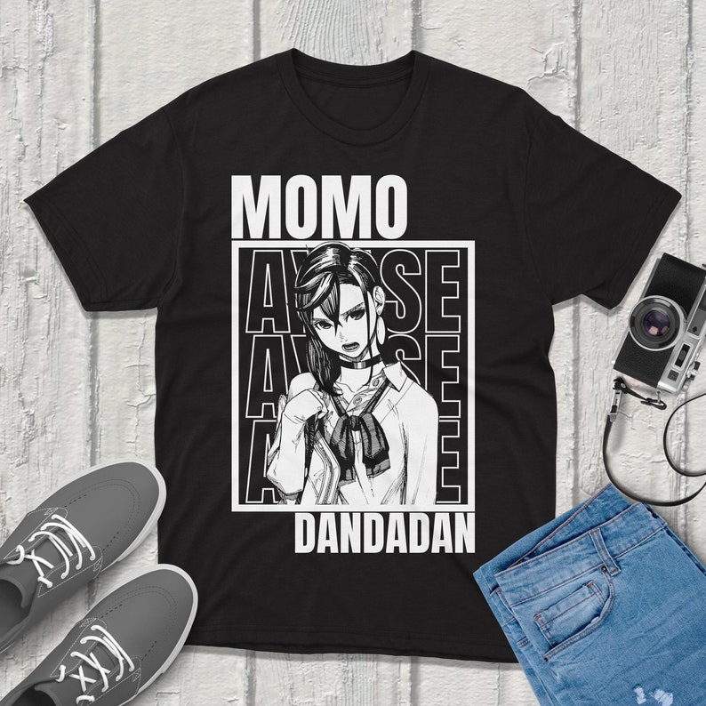 Anime Merchandise T Shirt - Momo Ayase Dandadan เสื้อยืด Unisex Vintage