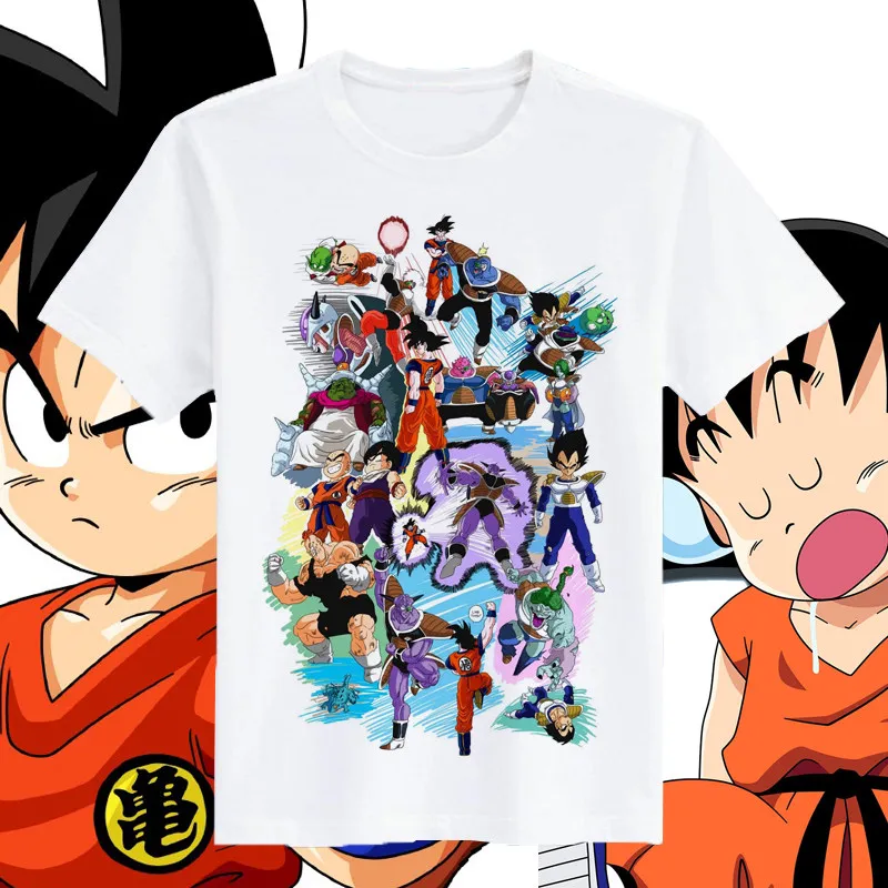 Anime Merchandise T Shirt - สินค้าอนิเมะดราก้อนบอลใหม่ปี 2026 เสื้อยืดซุนหงอคงแบรนด์สุดฮิต ชุดเด็กและผู้ปกครอง ผ้าฝ้ายแท้ ทรงหลวม
