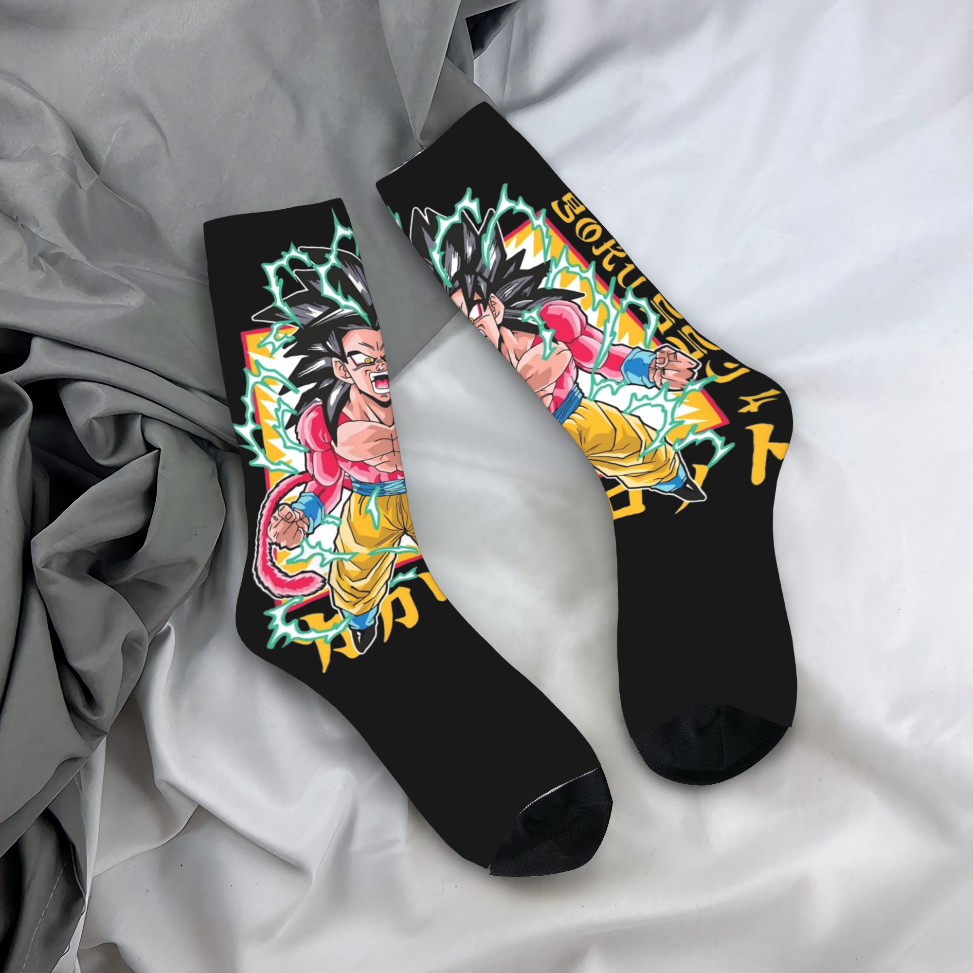 Anime Merchandise Ideas - ถุงเท้า D-Dragon-Ball-L DragonBallZ สำหรับผู้ชายและผู้หญิง ถุงเท้าสเก็ตบอร์ด นุ่มสบาย