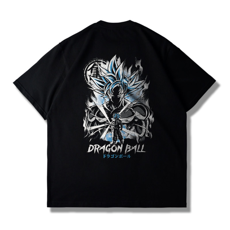 Anime Merchandise T Shirt - สินค้าอนิเมะดราก้อนบอลใหม่ปี 2026 เสื้อยืดซุนหงอคงแบรนด์สุดฮิต ชุดเด็กและผู้ปกครอง ผ้าฝ้ายแท้ ทรงหลวม