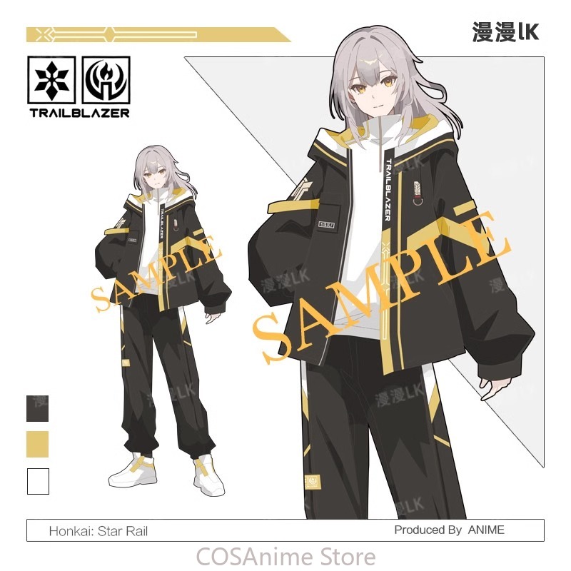 Windbreaker Anime Merchandise - อะนิเมะ Honkai: Star Rail คอสเพลย์ Trailblazer