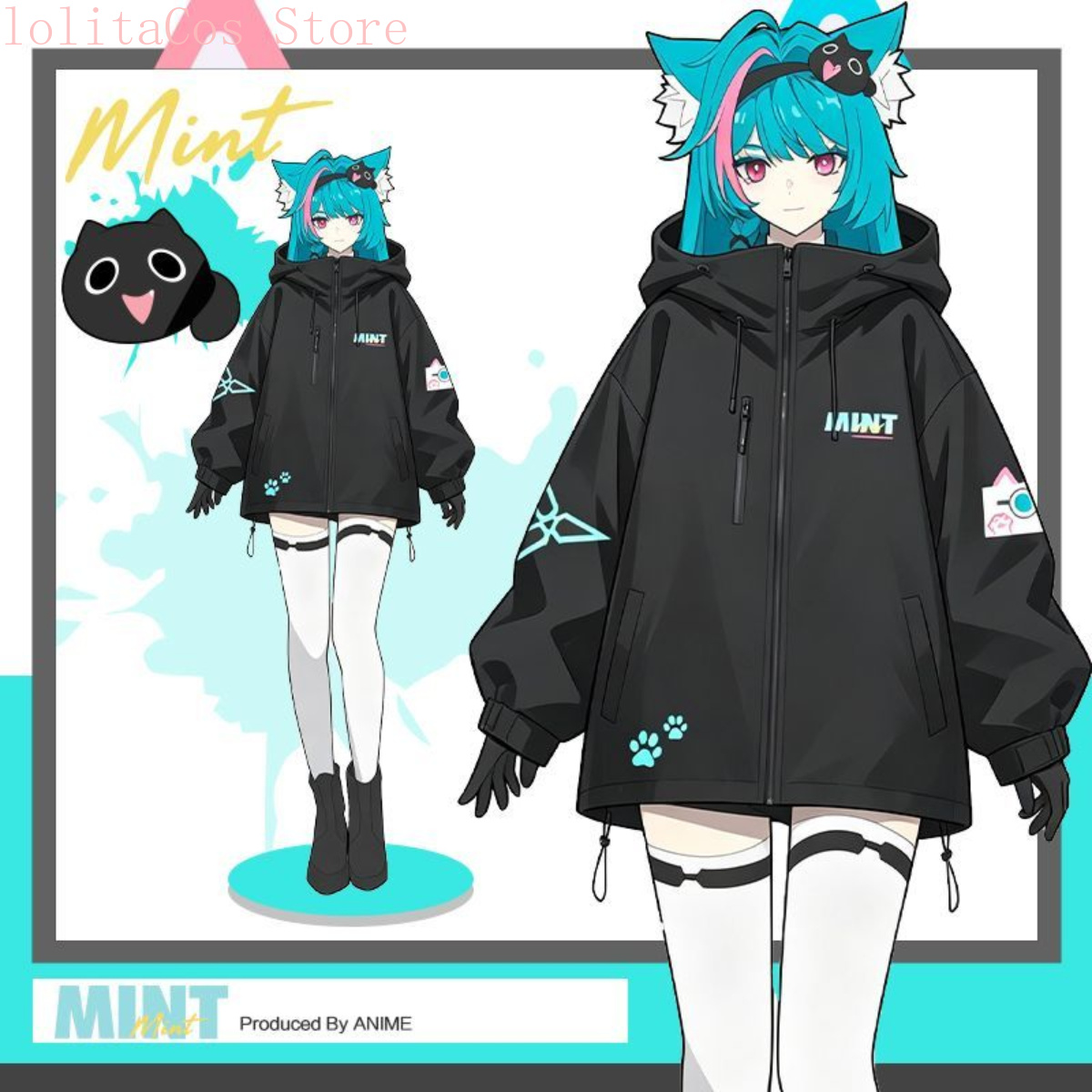 Neverness To Everness Lacrimos - Windbreaker Anime Merchandise บทวิจารณ์และราคา