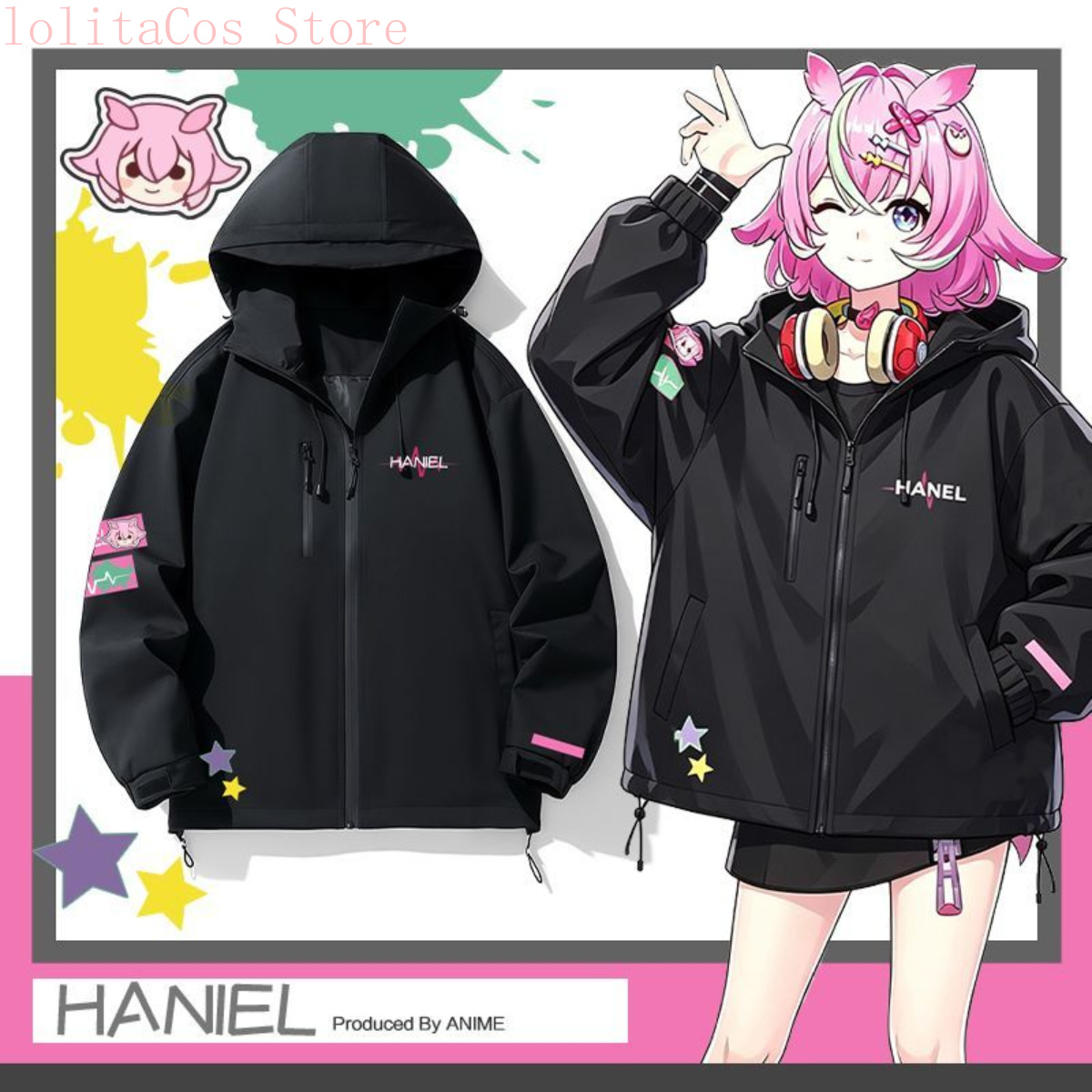 Neverness To Everness Lacrimos - Windbreaker Anime Merchandise บทวิจารณ์และราคา