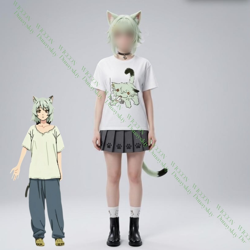 เสื้อยืดแขนสั้นลายพิมพ์น่ารัก  - Anime Merchandise T Shirt บทวิจารณ์และราคา