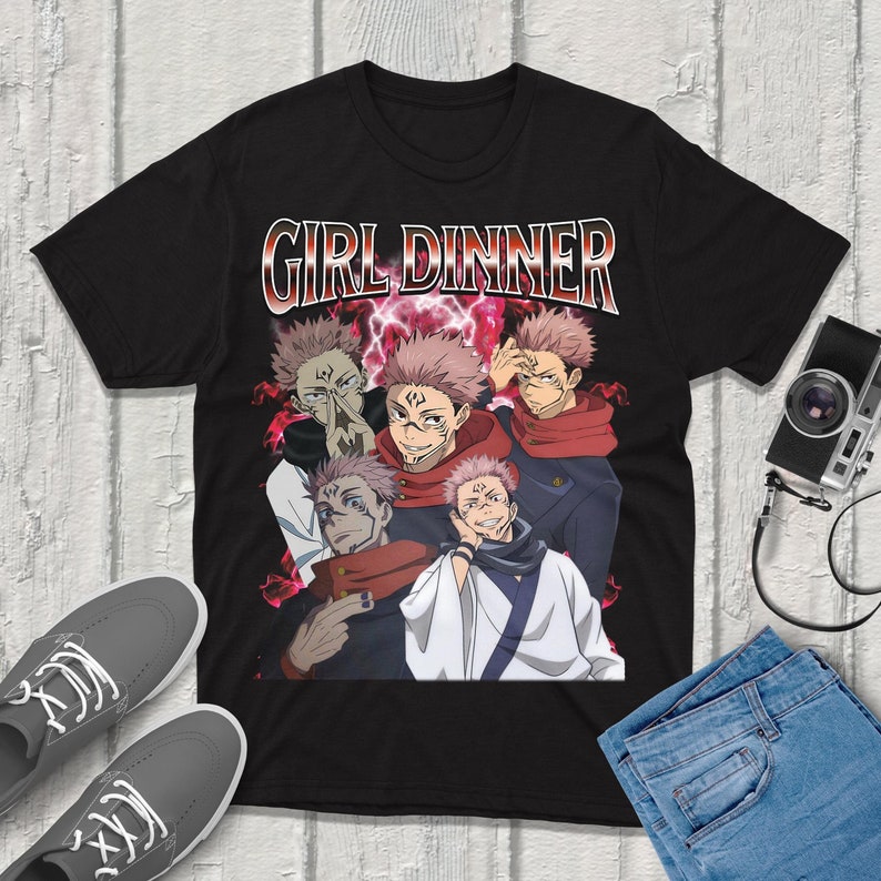 Sukuna Jujutsu-Kaisen เสื้อยืด - Anime Merchandise T Shirt บทวิจารณ์และราคา