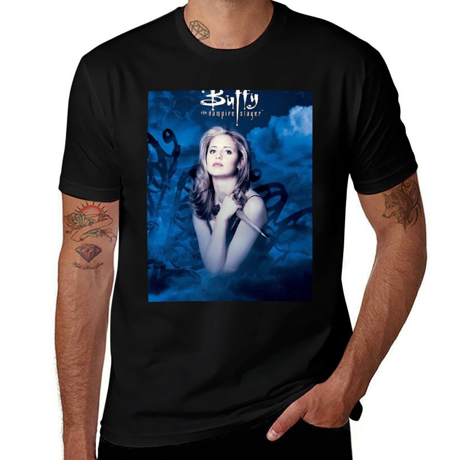 เสื้อยืดลายบัฟฟี่ เสื้อยืดอนิเ - Anime Merchandise T Shirt บทวิจารณ์และราคา